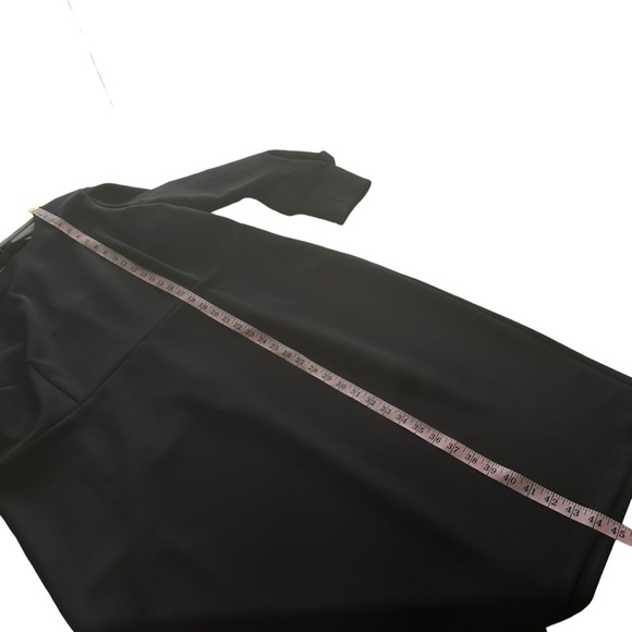 NWT ELOQUII Black Puff Sleeve Tie Back Cuff Pencil Ponte Dress Plus Size 22 NEW - Picture 15 of 15